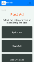 Post Ad page